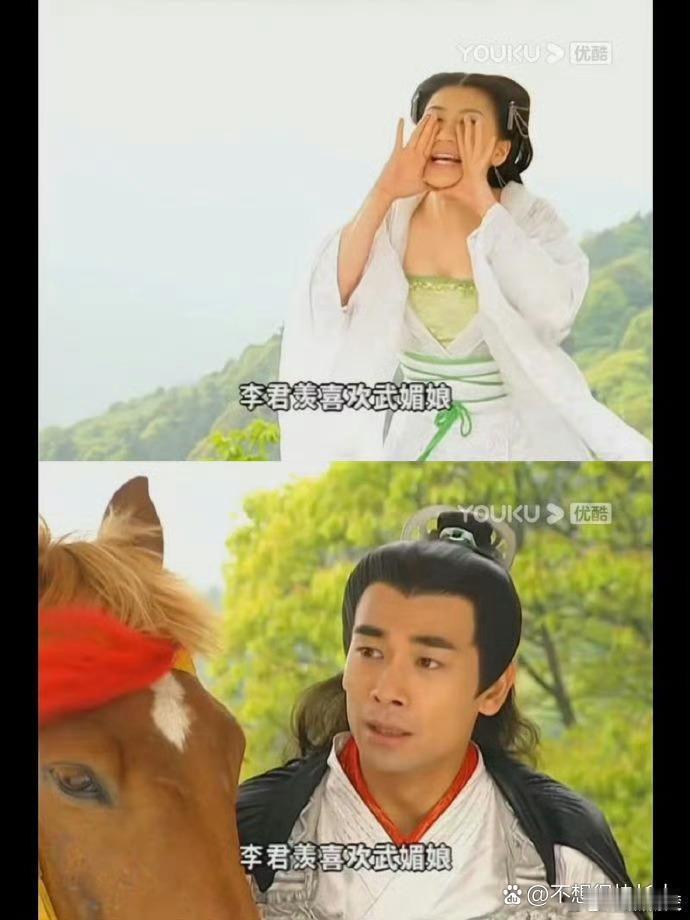 小时候看武媚娘这一对真的很意难平啊，现在再看这段有点尬…