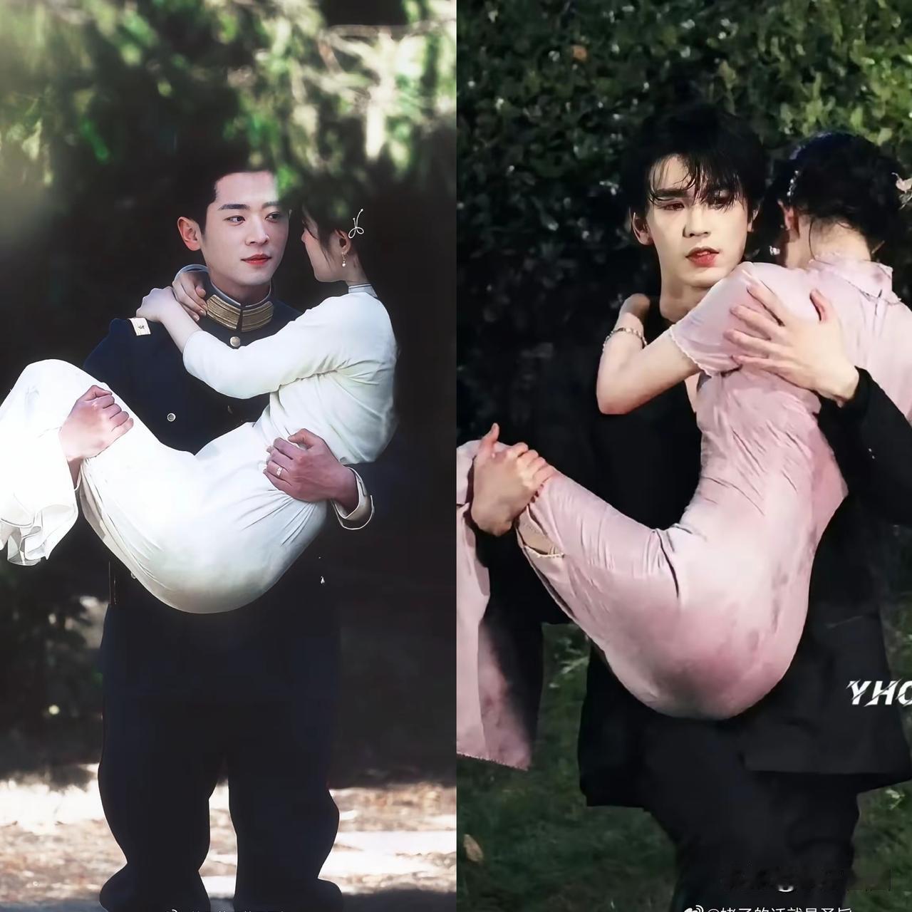理性讨论一下丞磊和张凌赫的公主抱这个经典动作谁更能让粉丝们少女心爆棚？丞磊的