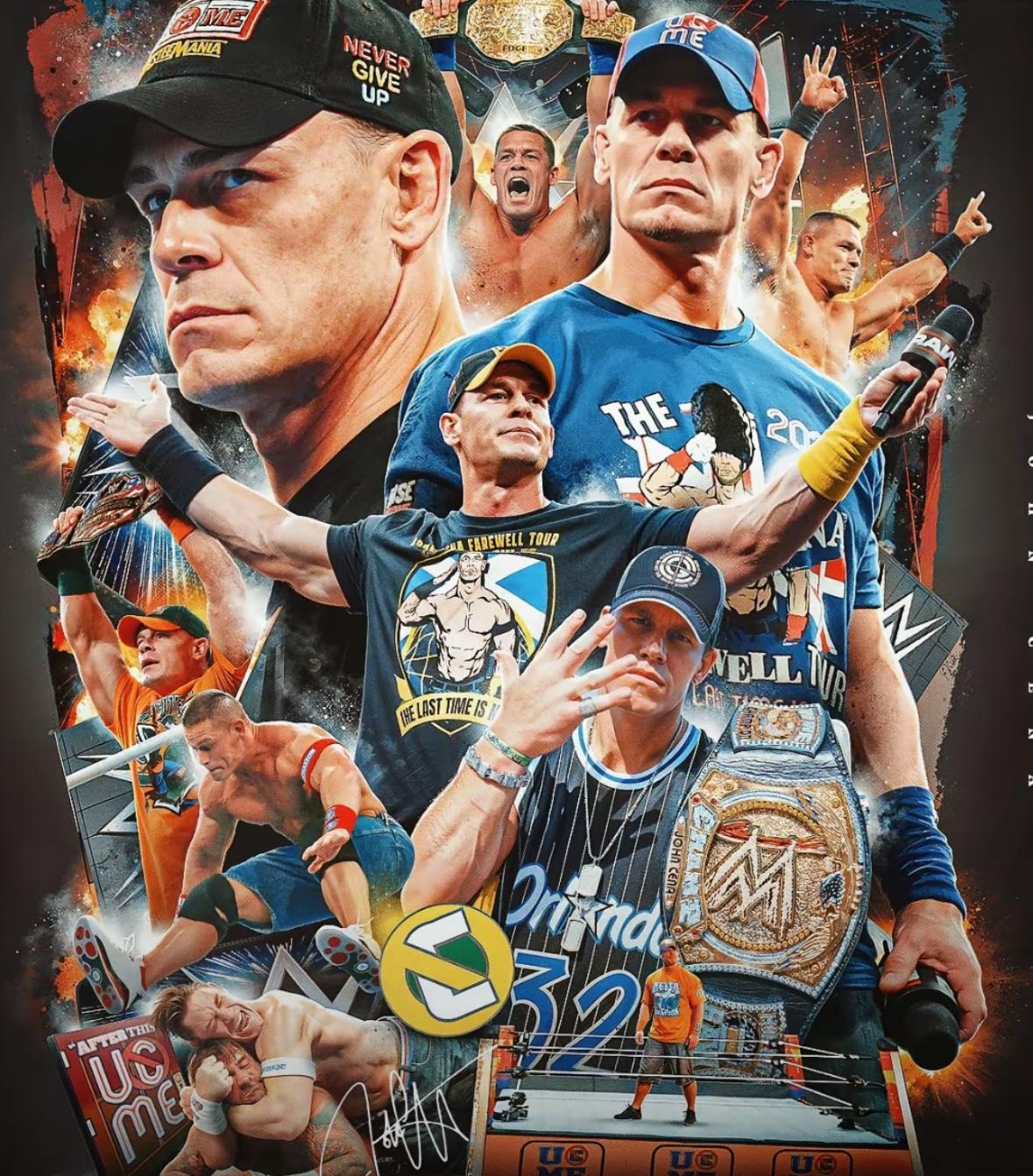 传奇摔角手退役，从不是自己走下擂台。约翰·塞纳的最后一战，是被现任冠军巩特尔在