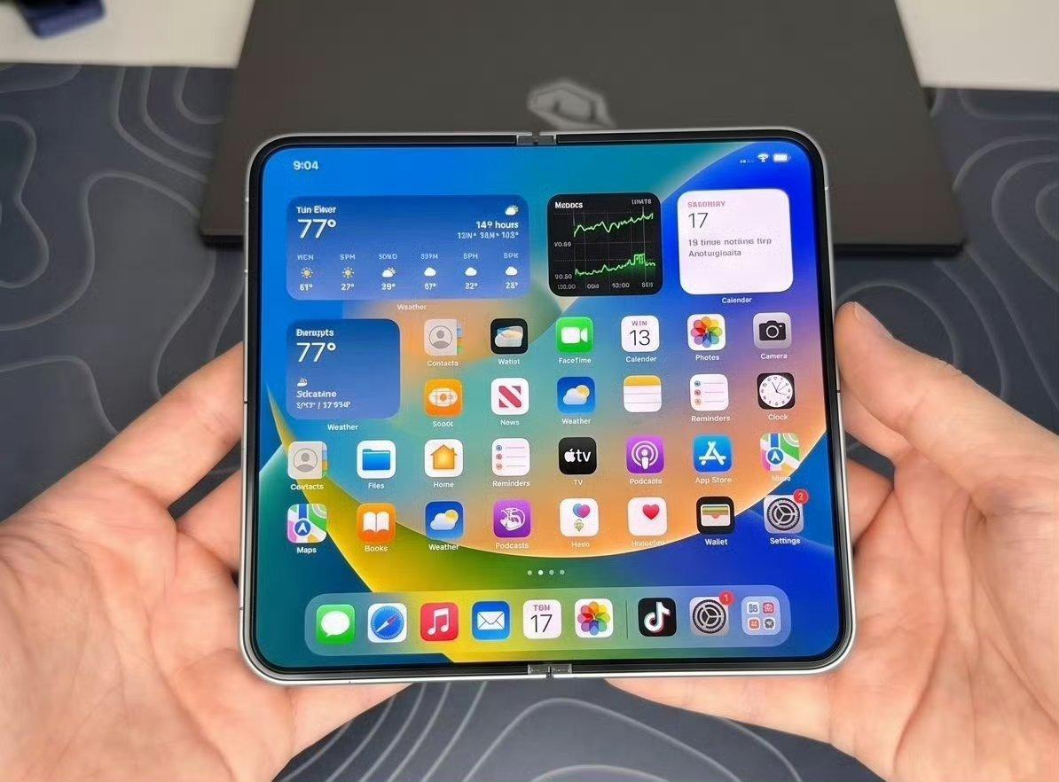 曝史上最薄iPhone来了iPhoneFold展开厚度4.7mm，折叠后9.2