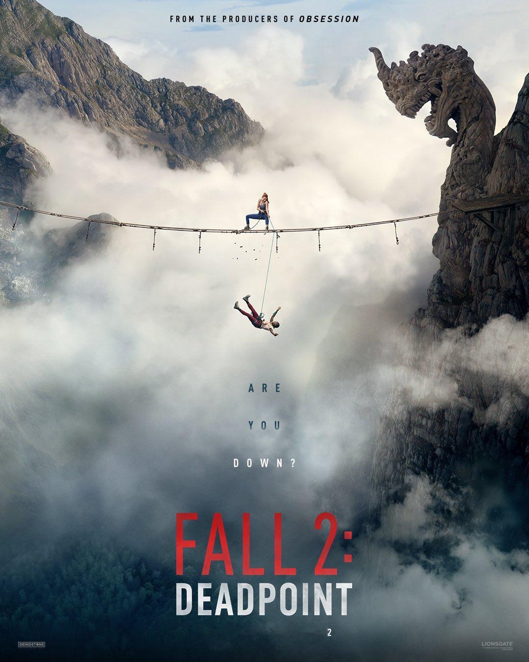 惊悚片《坠落2》发布全新海报，仍然非常恐高友好。续集由迈克尔·斯派瑞与彼得·斯派