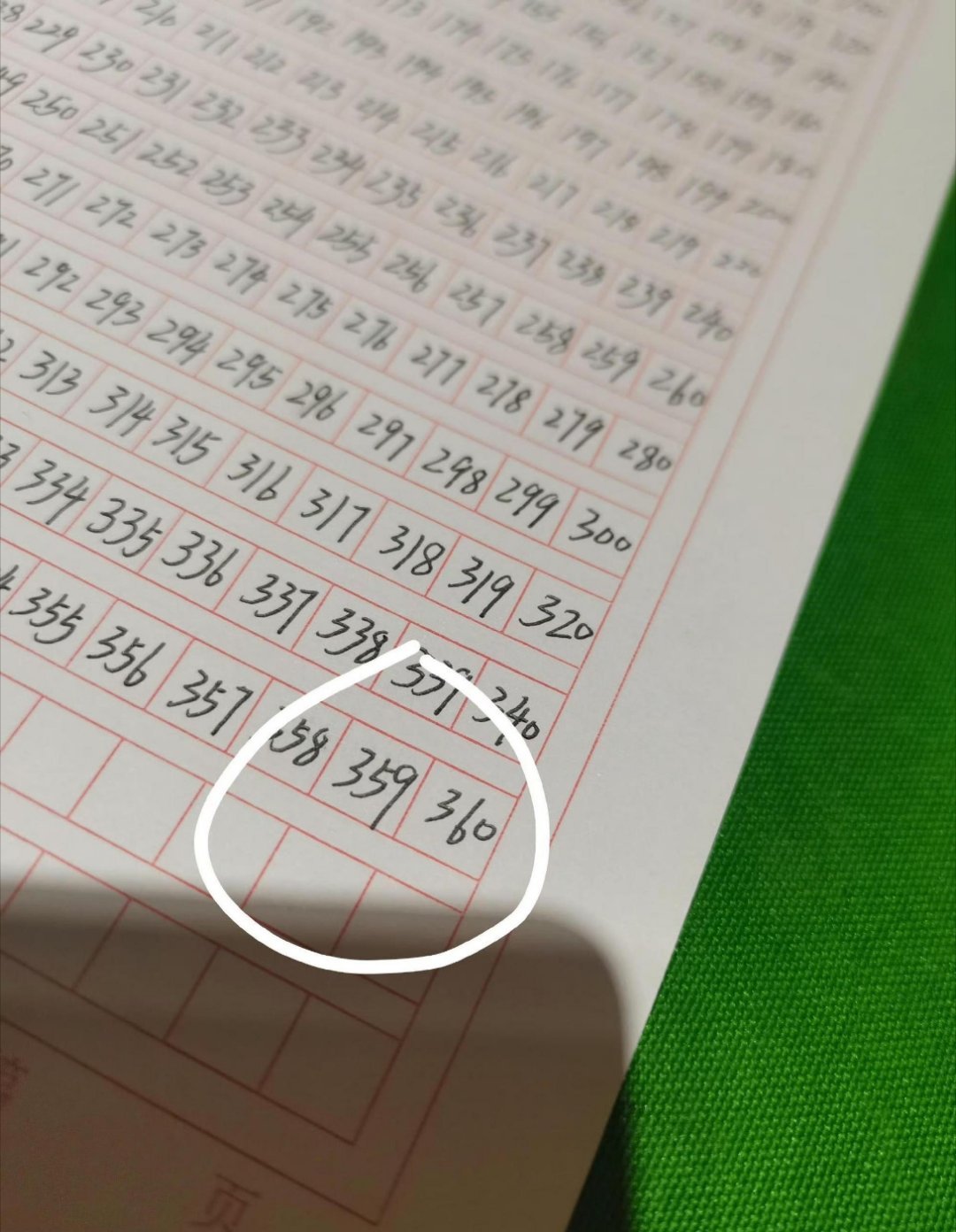 千万不要信路边的写数字挑战