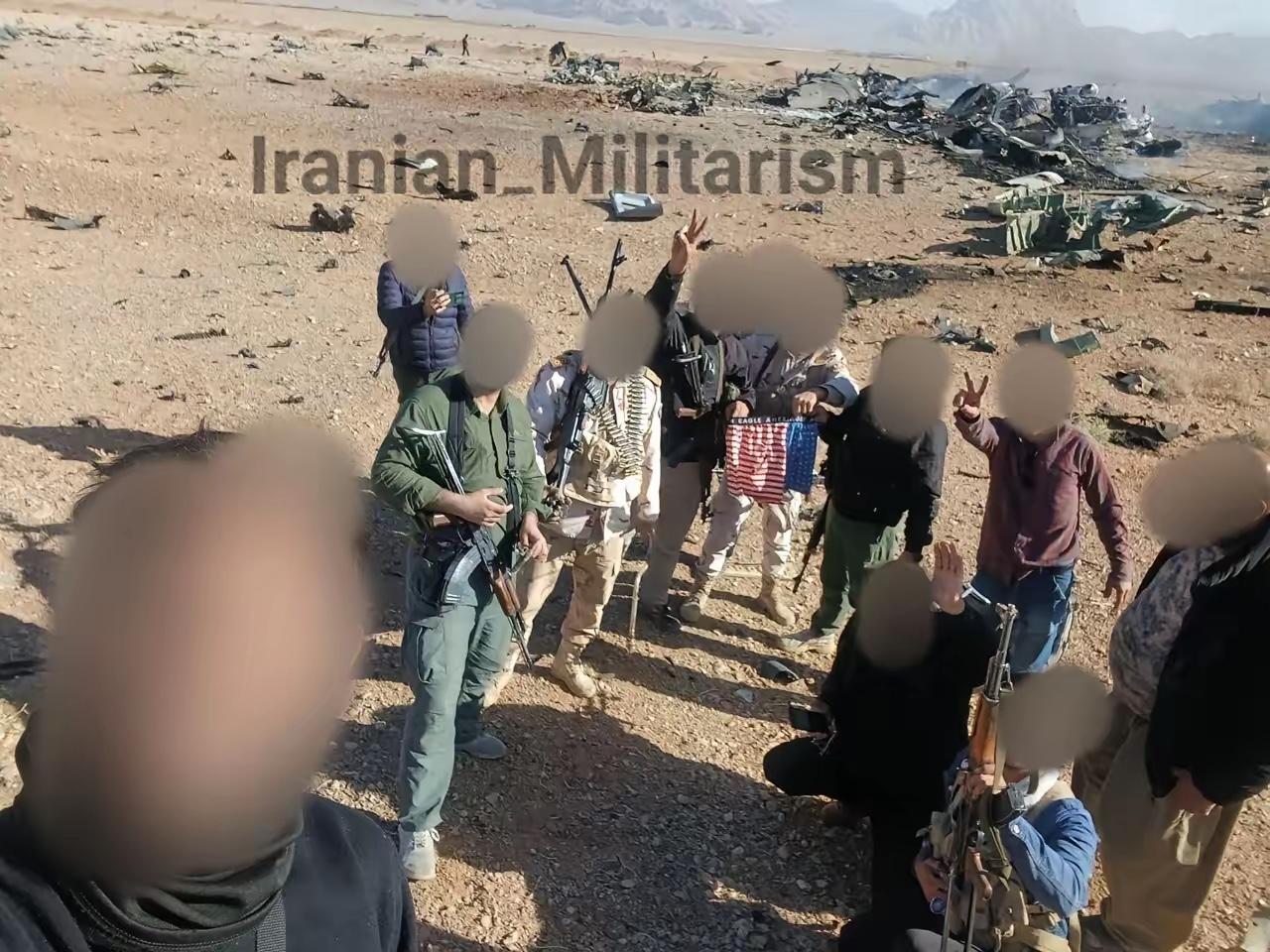 美国真的没有伤亡吗？那C-130运输机旁的美国大兵内裤是怎么回事？​伊斯