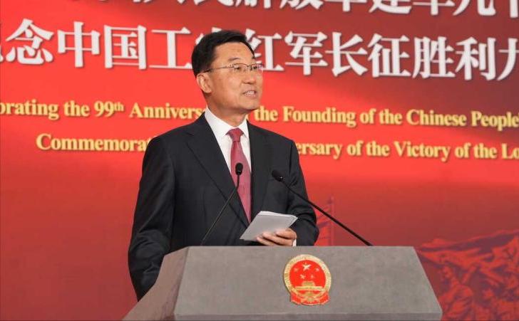 谢锋大使对美划下红线。据中国驻美国大使馆网站消息，中国驻美国大使谢锋当地时间7