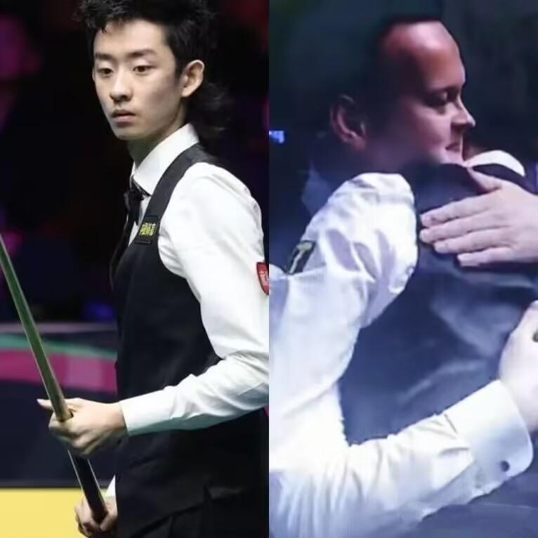 吴宜泽18：17夺冠以后做了一个令人意外的动作。他没有立刻欢呼庆祝，他径直走