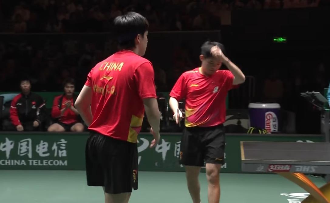 坏了！王楚钦/林诗栋难打了！户上/大登作为多哈世乒赛男双冠军，果然不是花架