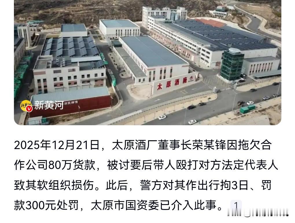 这真是无法无天，太嚣张了吧。欠别人的钱，别人来讨要，太原一国企董事长上门殴打他