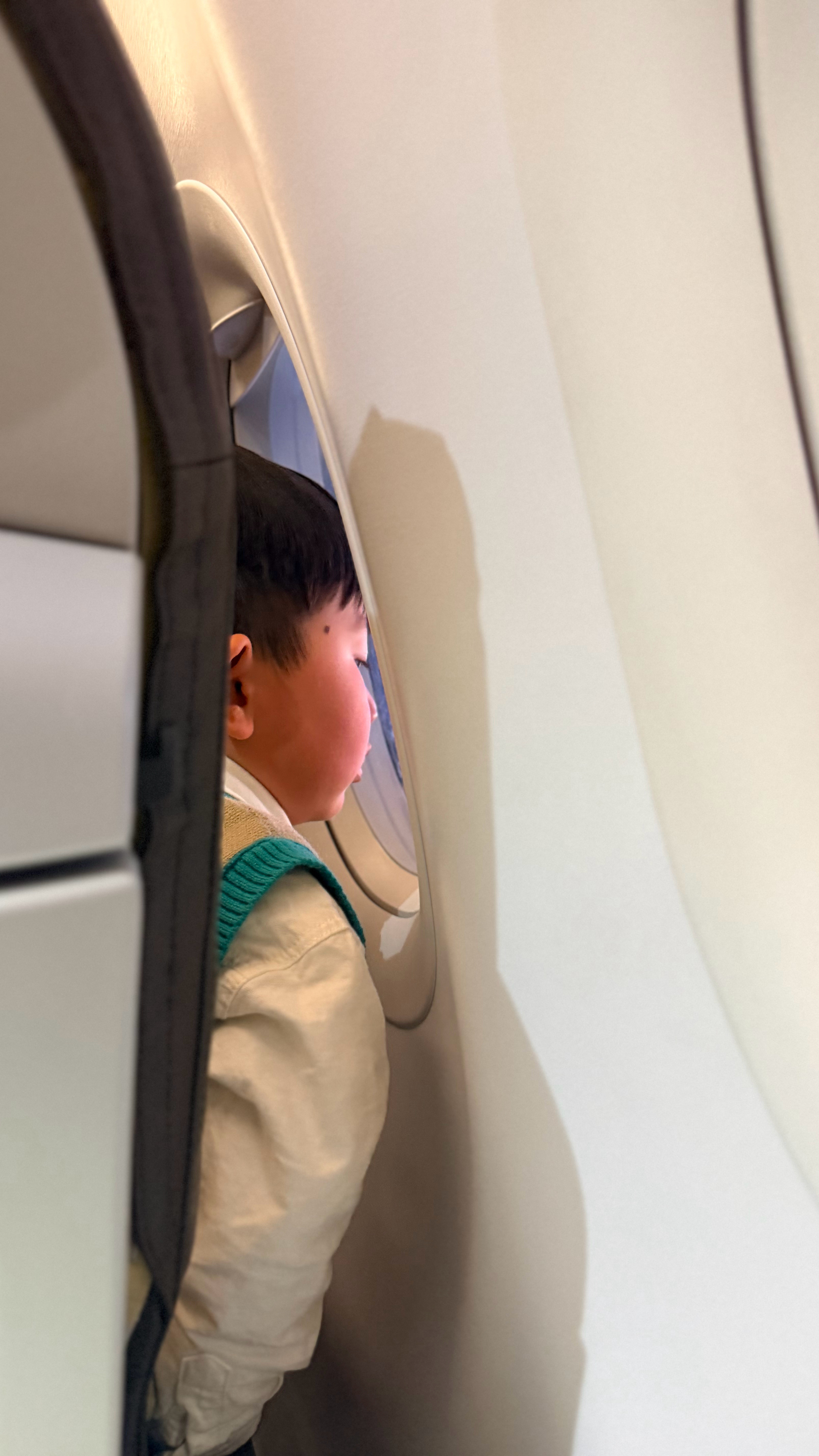 飞机上碰到个小社牛