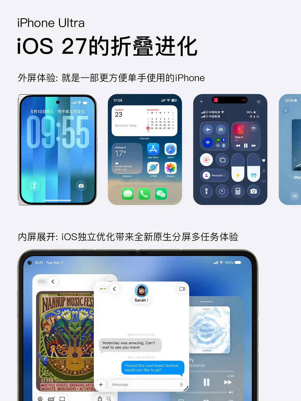 iPhoneUltra参数前瞻苹果首款折叠屏或延期