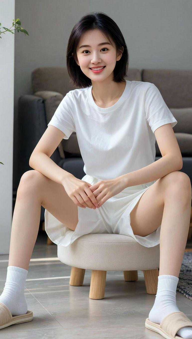 AI居家写真随性穿搭