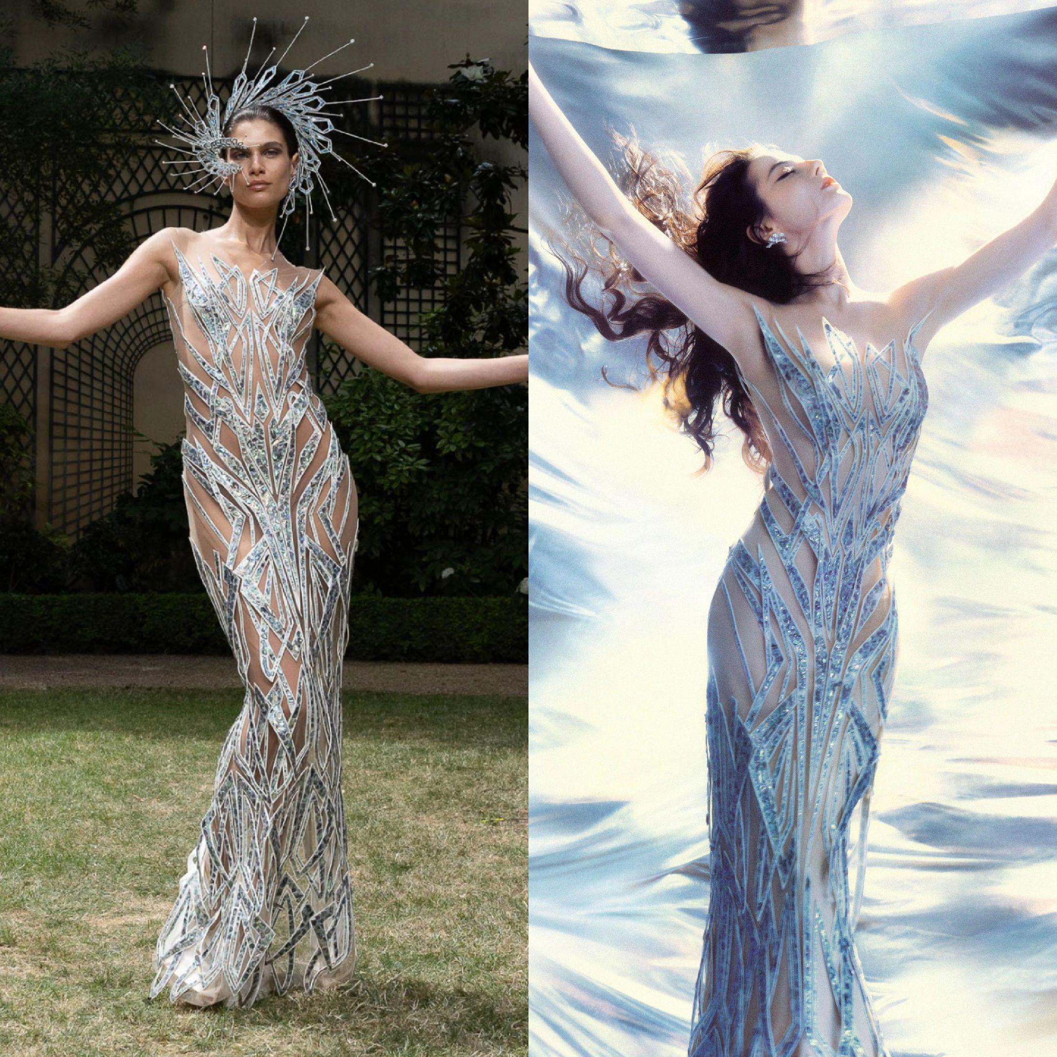 迪丽热巴 X 生日写真  Iris Van Herpen Fall 2...