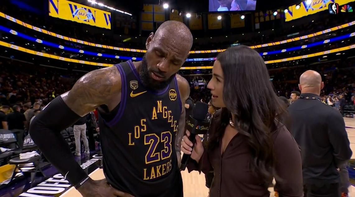 湖人2-0火箭，詹姆斯28分8篮板7助攻，这就是足以在NBA美国总部门前树立雕像