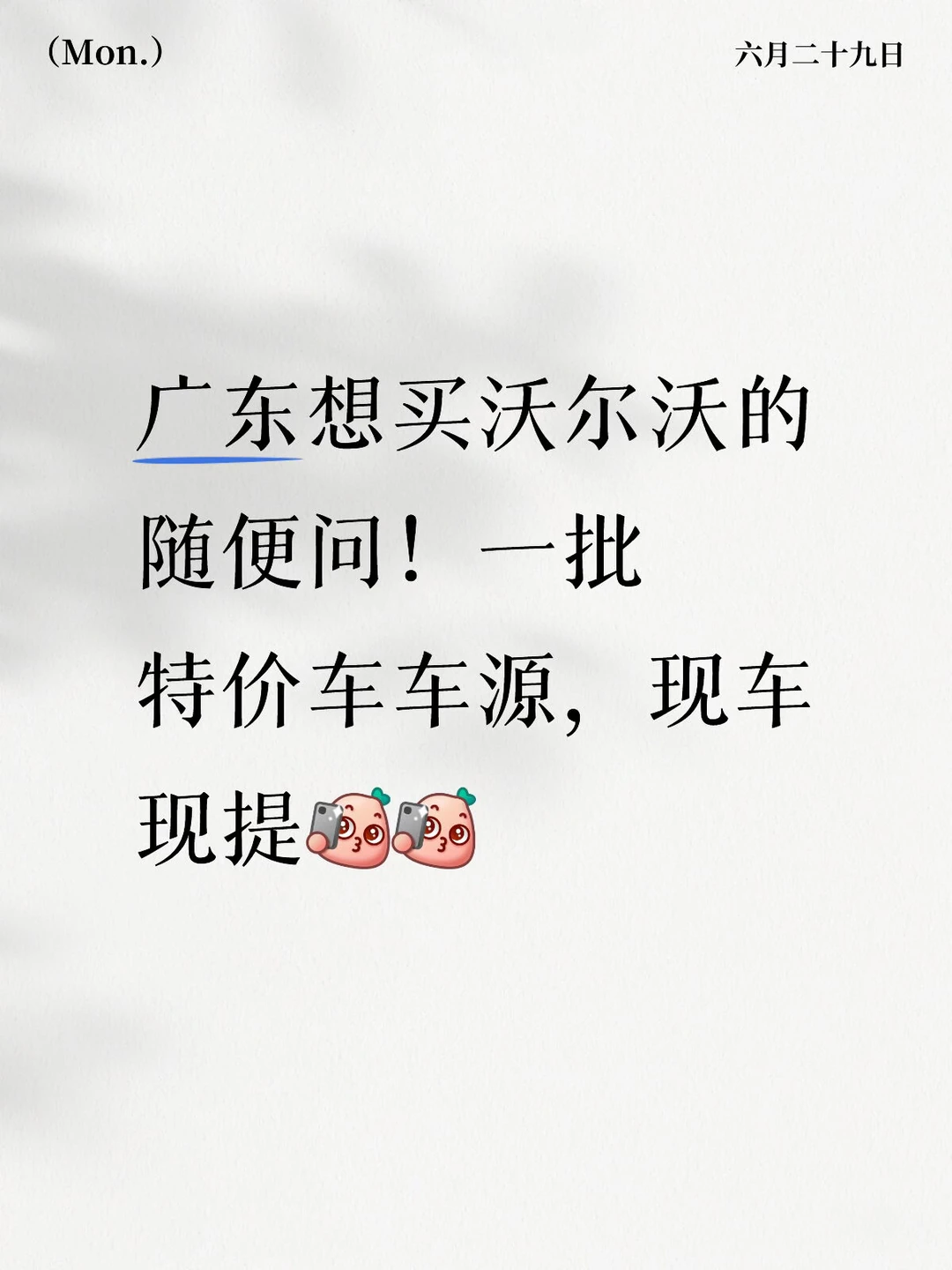 广东沃尔沃捡漏！现车特价直接提🚗