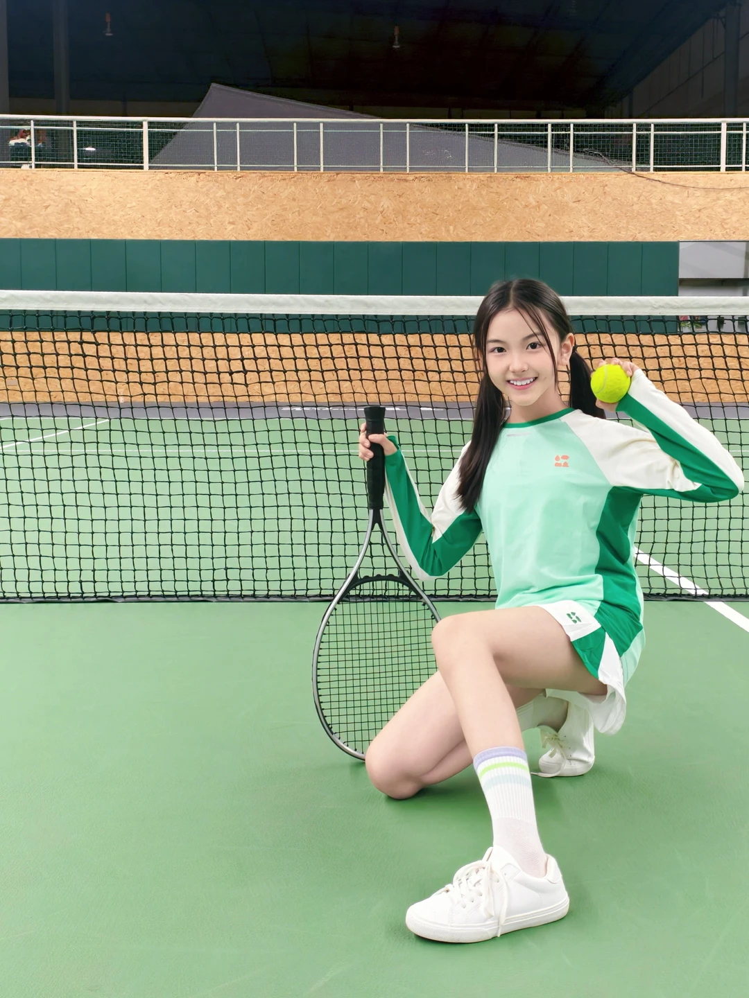 运动女孩日常～今天是元气满满的网球🎾少女