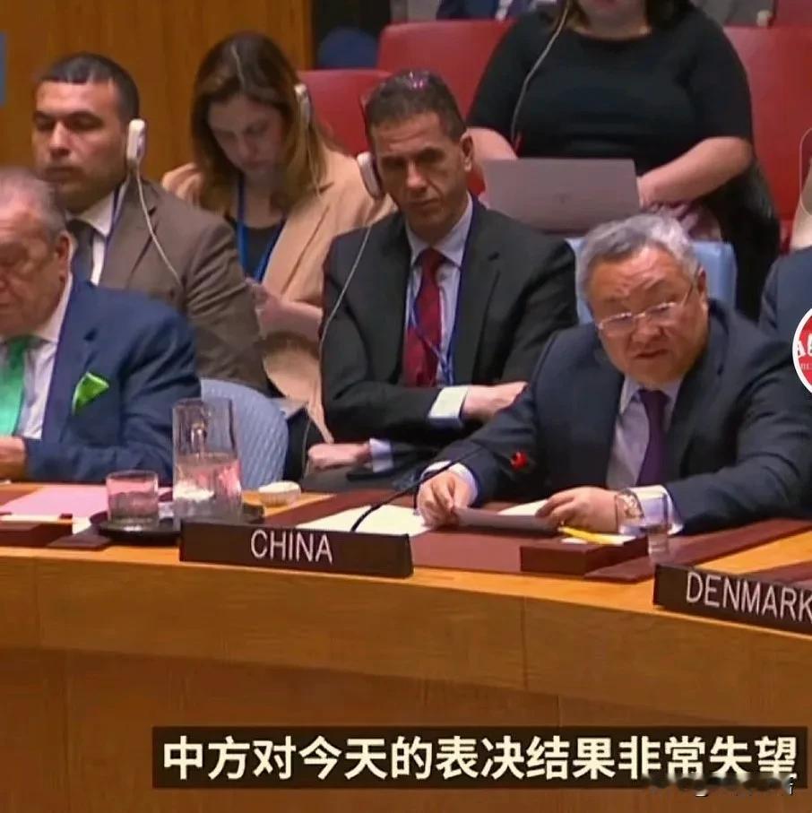 美一票否决，中方：非常失望！6月5号，联合国安理及加沙人道主义提案进行投票，1