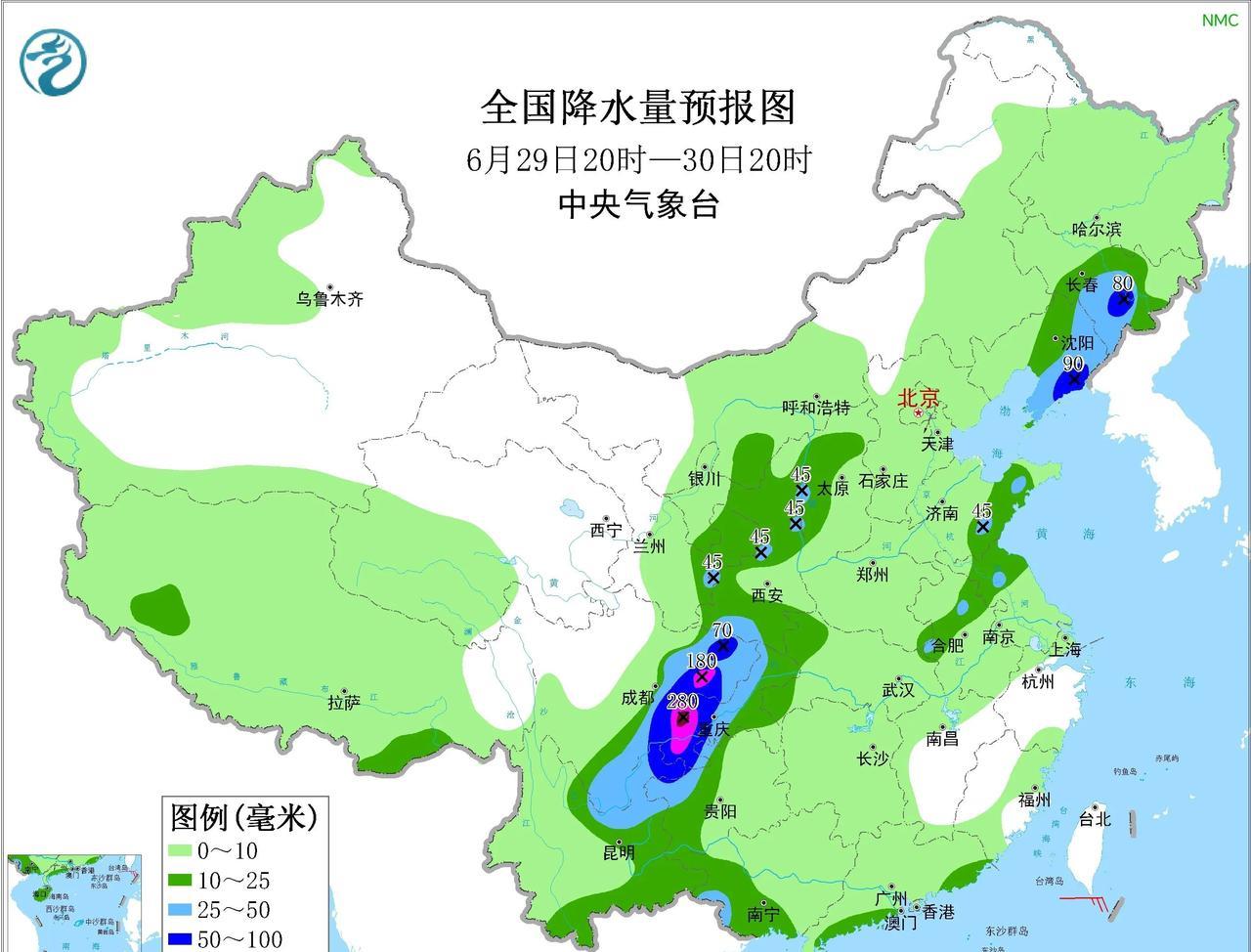预计未来一周，在副热带高压大举西伸北抬的背景下，主雨带的位置将会阶段性地维持在西