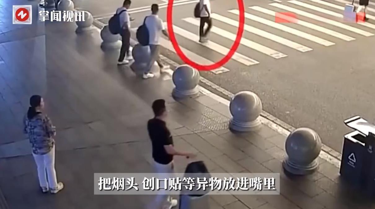 “白嫖翻车了！”近日，湖北宜昌，一男子在饭店里声称吃出烟头异物，拒绝店主的重做和