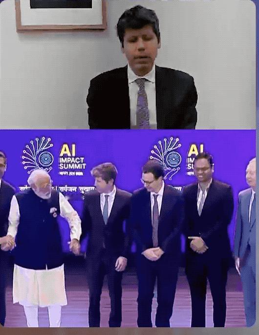 印度莫迪大仙让OpenAI老总懵逼了：他就知道拉我的手，场面极其尴尬！这次印度的