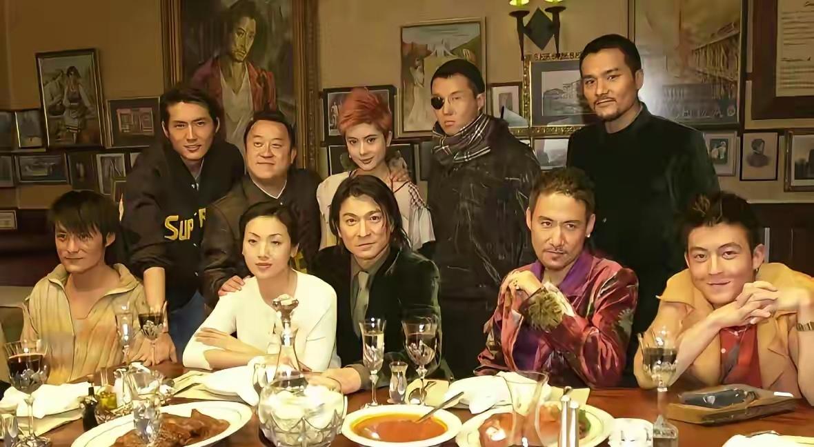 10位明星聚餐照：我一眼就认出了天王刘德华与张学友，清雅端丽的吴倩莲、帅气逼人的