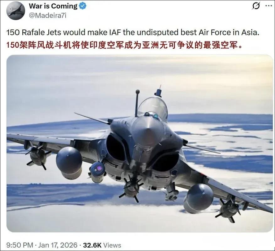 印度网友:印度空军将成亚洲第一！德国军事专家:你吃错药了吗？印度准备再次引