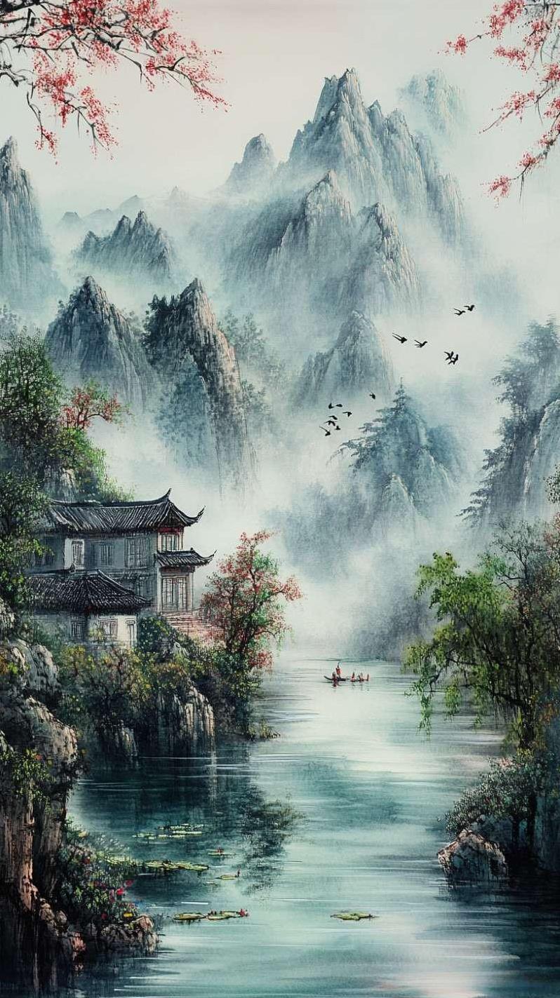 某县城门外的玉皇阁，是一座古寺，殿宇高大雄伟，大门壮丽气派。殿前的牌坊，木雕的花