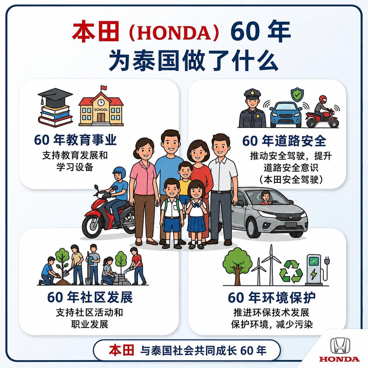 1965年，Honda进入泰国。60多年过去，如果重新看本田在泰国的发展，会发现一家跨国企业真正留在