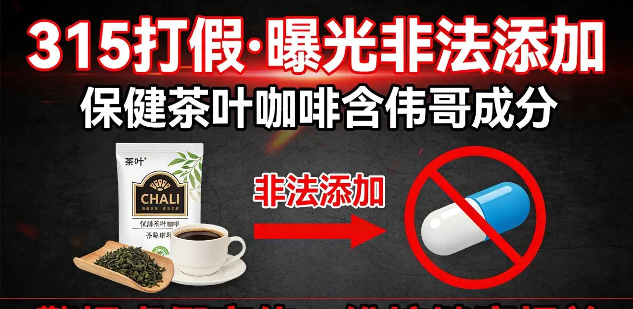 3·15国际消费者权益日期间，王海实验室曝光多款宣称“壮阳”“抗疲劳”的保健茶叶