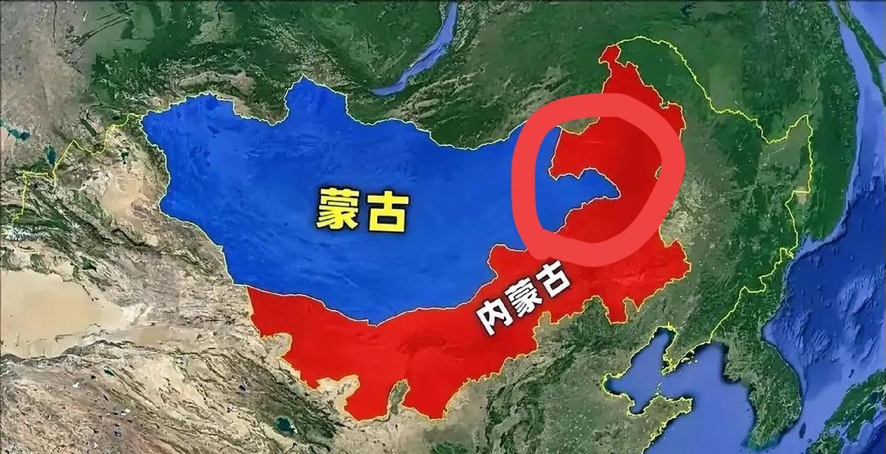 大家有没有发现一个问题？蒙古国这个领土划分的也太过分了，自西边过来上千公里与中国