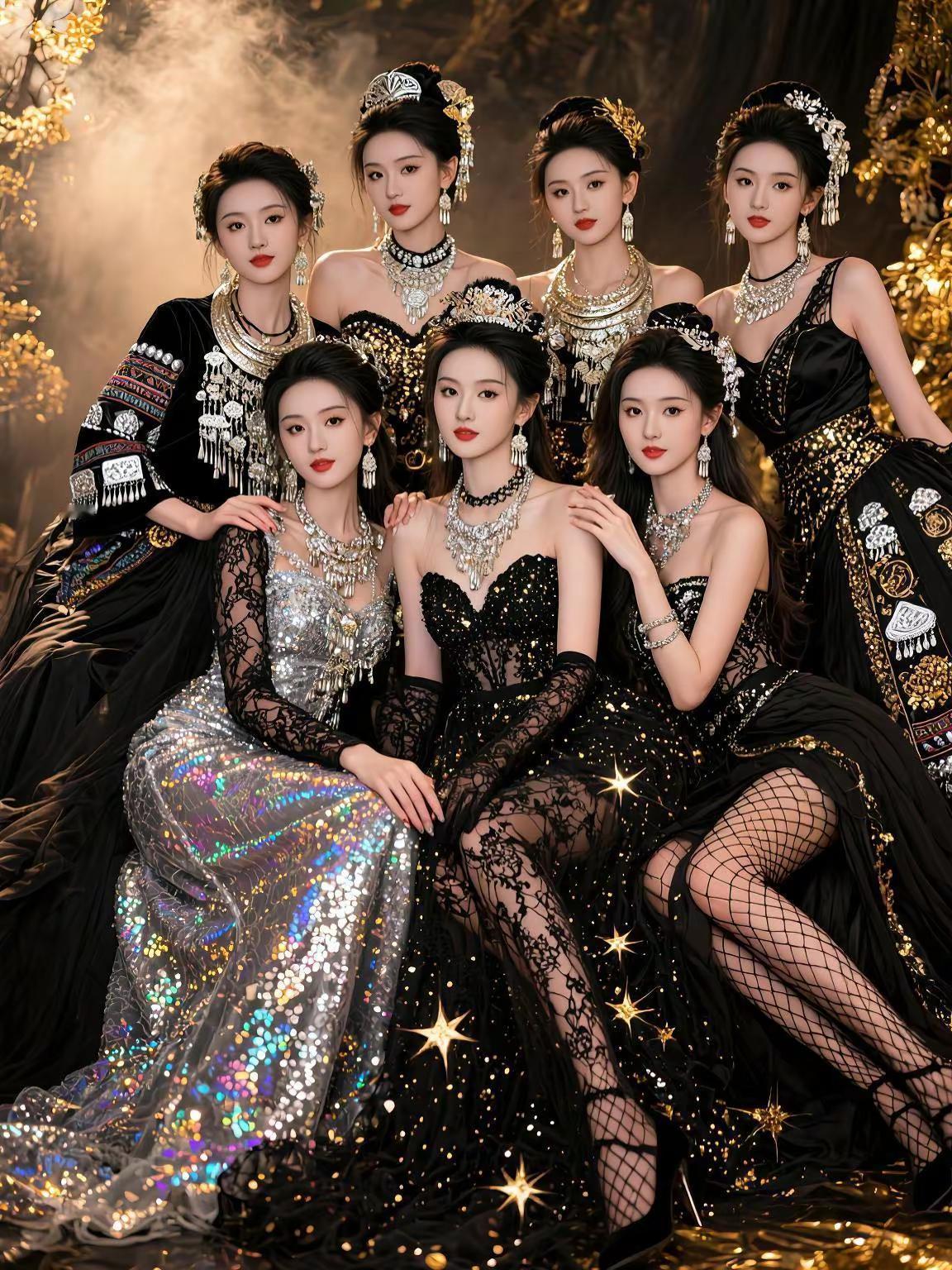 七个美女你选谁