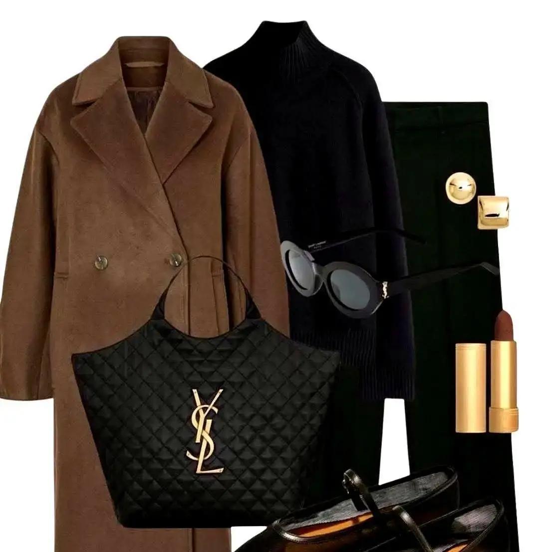 刷到热搜说一件驼色羊绒大衣+三件内搭+两条裤子就能撑整个冬天，还号称“焊在品味上