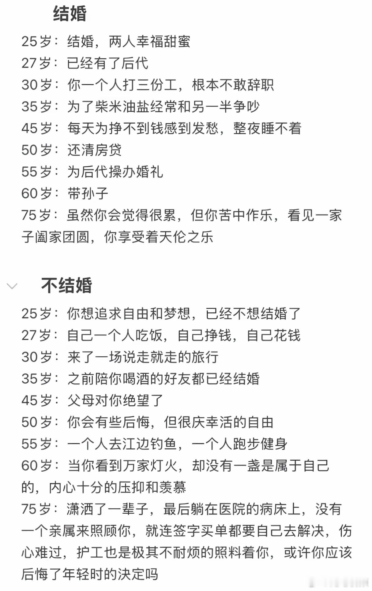 人还是需要结婚的。