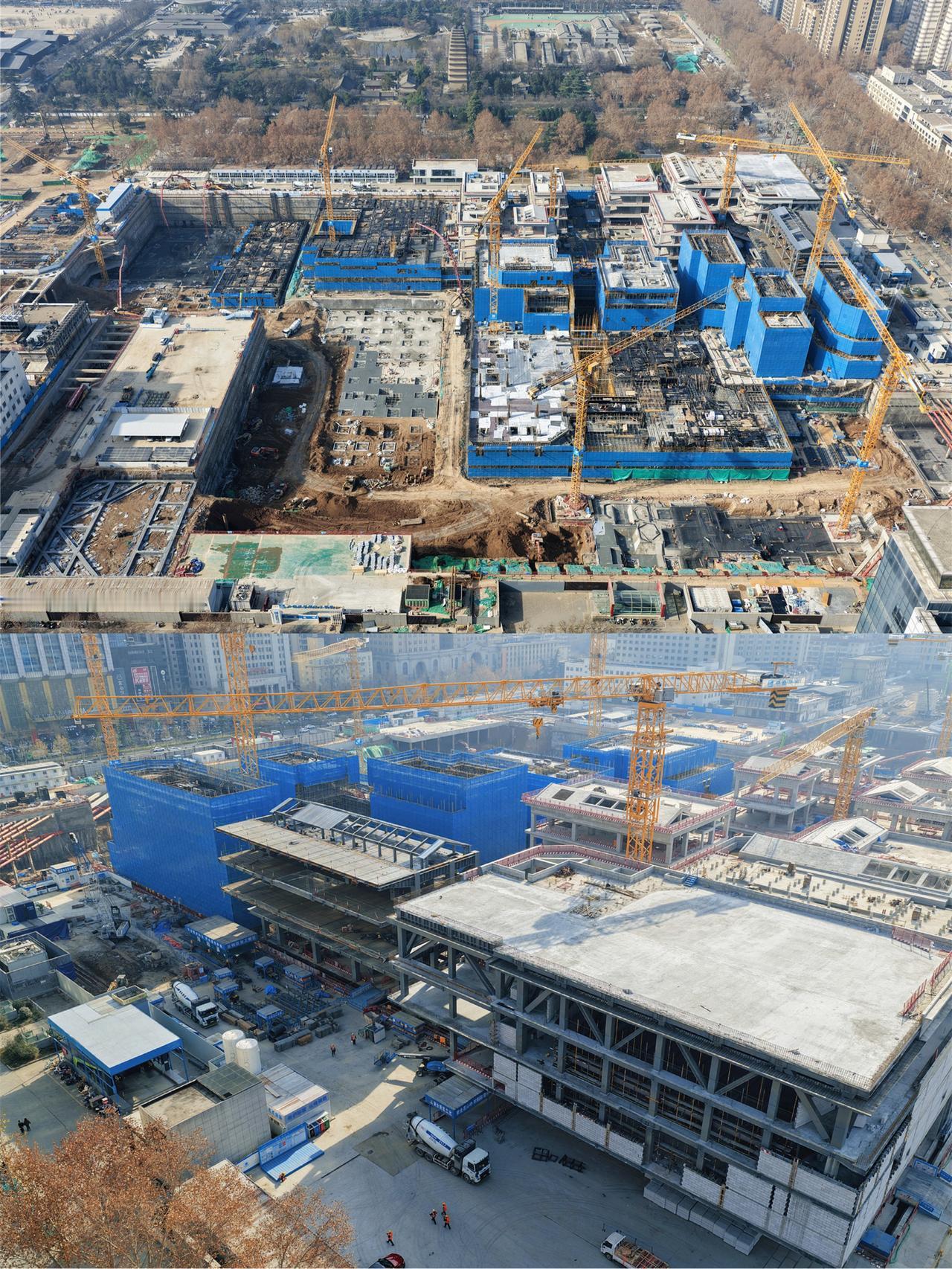 新鲜出炉的西安太古里全景实拍，建设进入关键之年，已经开始期待了！西安西安生活