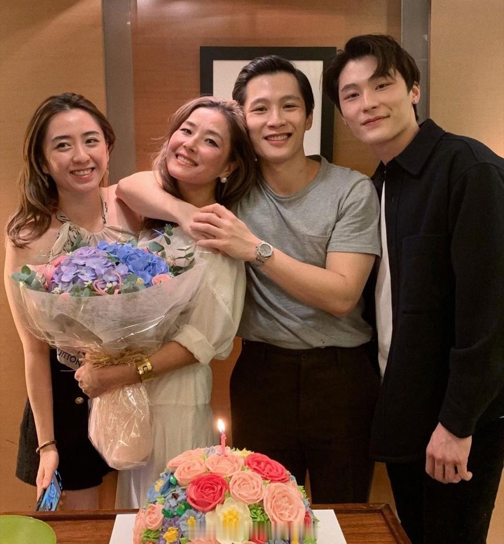 汤镇业女儿汤爱嘉近照难得曝光，嫁入豪门低调庆生颜值提升，冻龄妈妈姜坤送上祝福八十