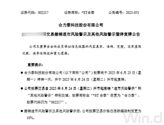002217, 停牌一天! 24日起摘星脱帽!