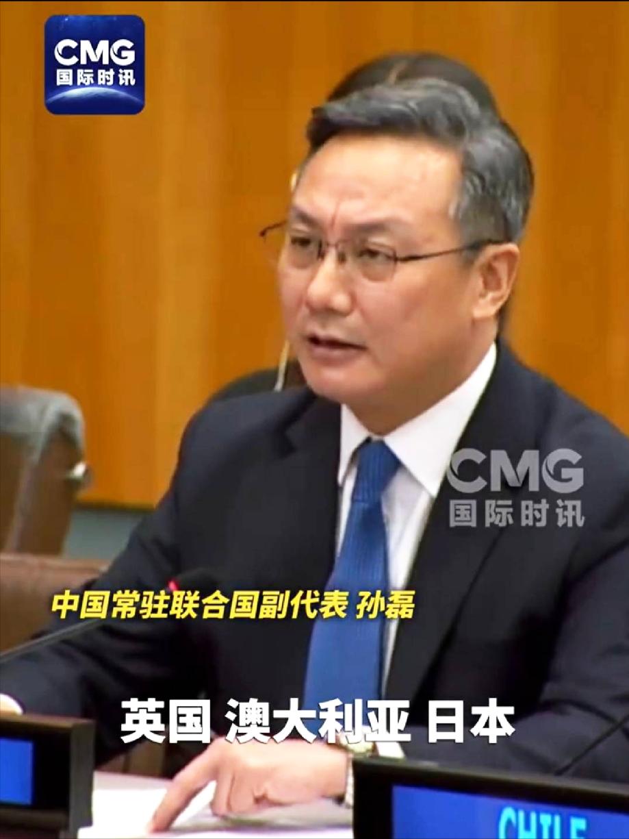 这两天，孙磊大使在联大三委的一段发言传疯了。不是因为他说了什么特别新鲜的话，而是