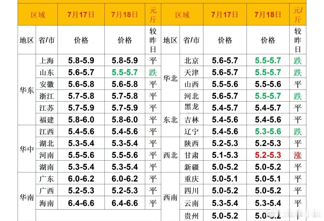 每日猪价