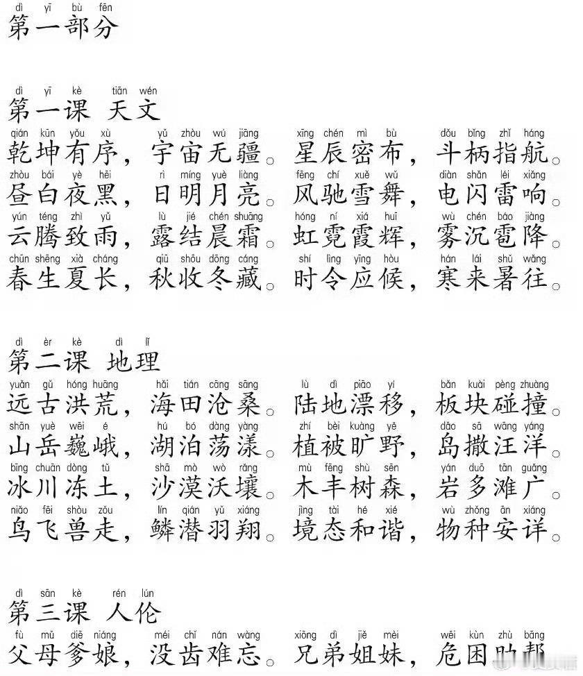 天下奇文《中华字经》（上部分1—12）“只学一篇韵文，便识天下汉字”。郭保华教