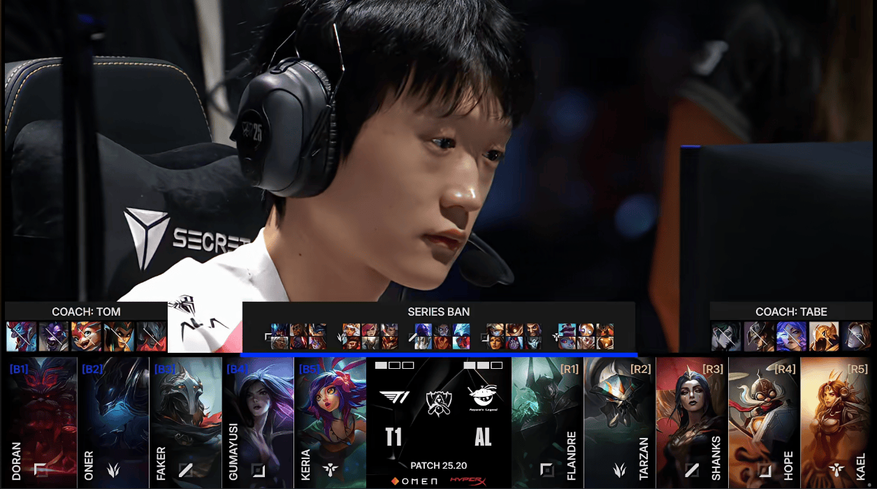 AL vs T1第四局BP: T1关灯放羊体系, Flandre末选铁男