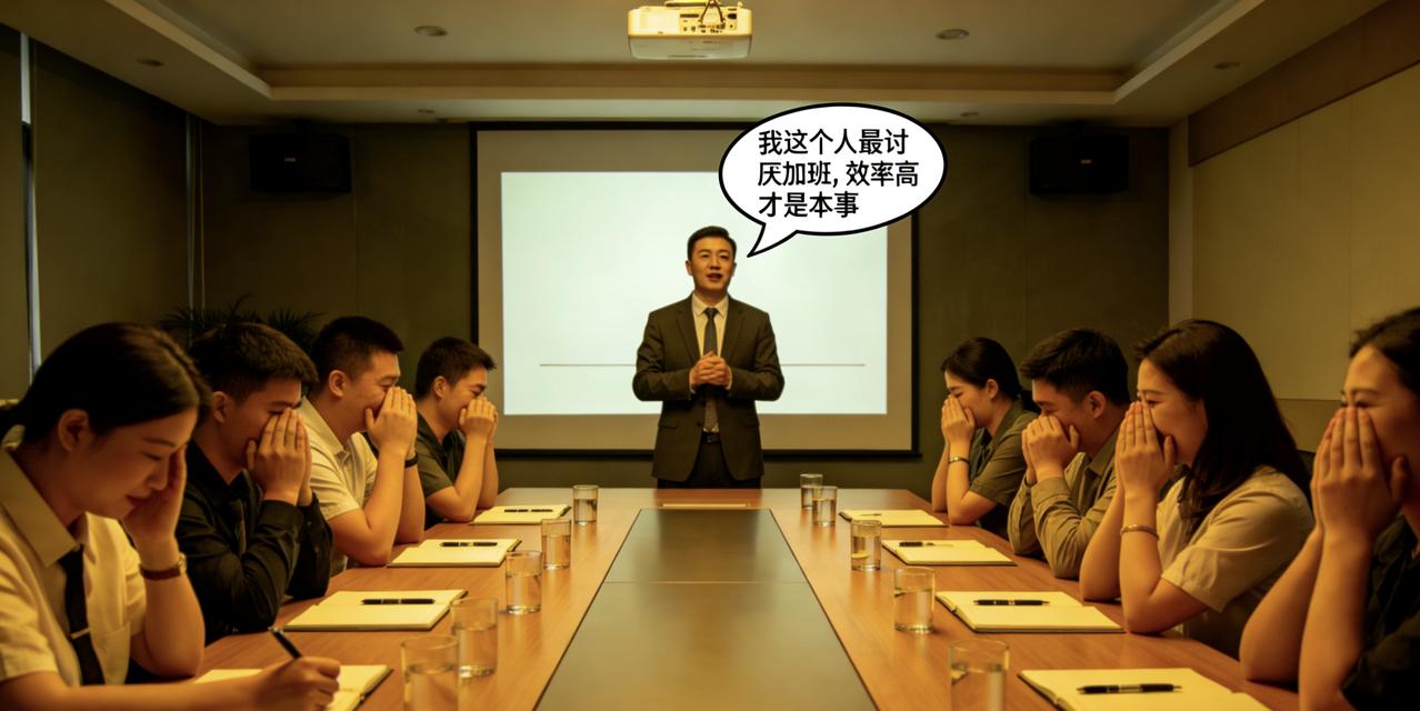 部门开周会，领导总爱说：“我这个人最讨厌加班，效率高才是本事。”大家听了都挺感