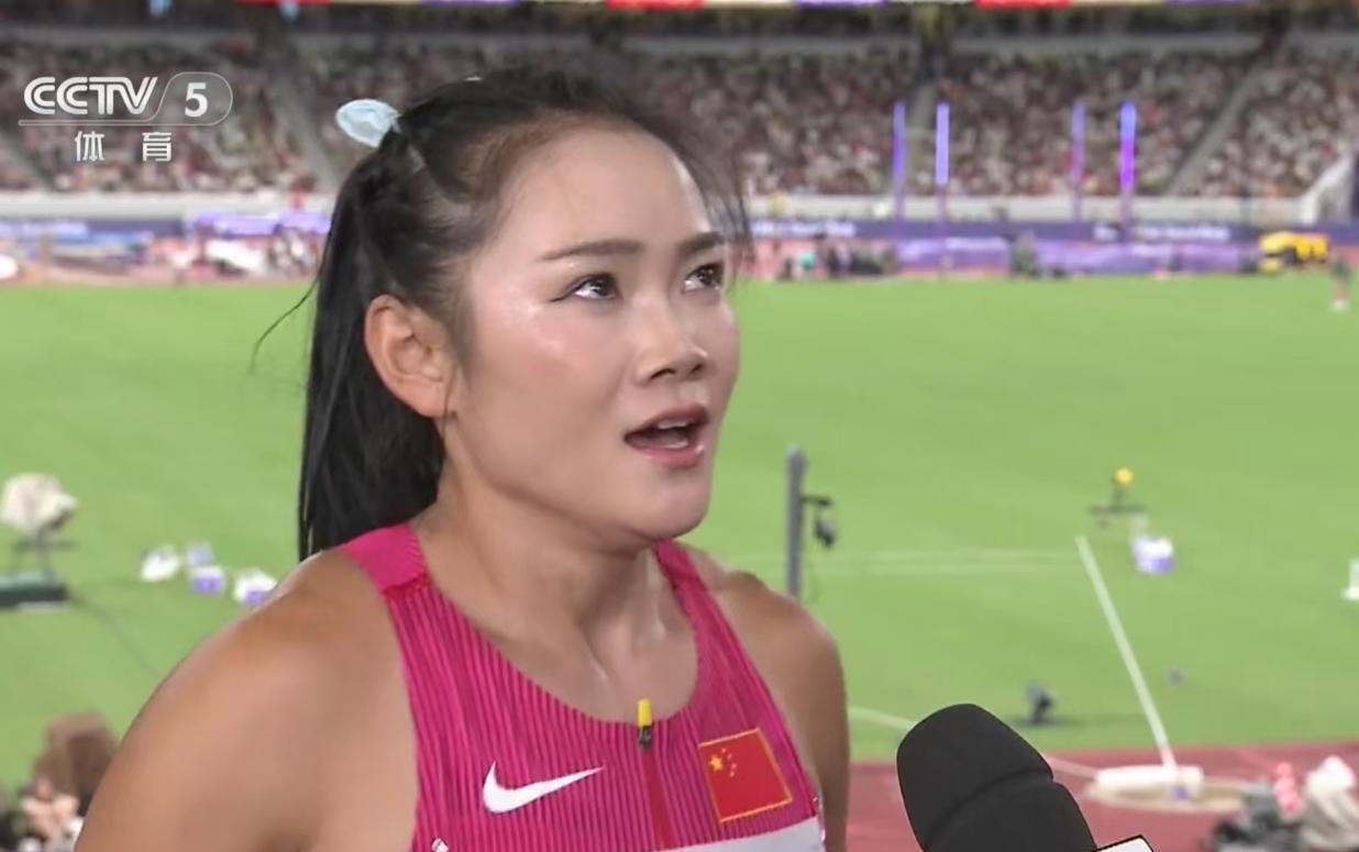 中国女飞人梁小静东京田径世锦赛女子100米本来有机会进半决赛！接受央视采访梁小静