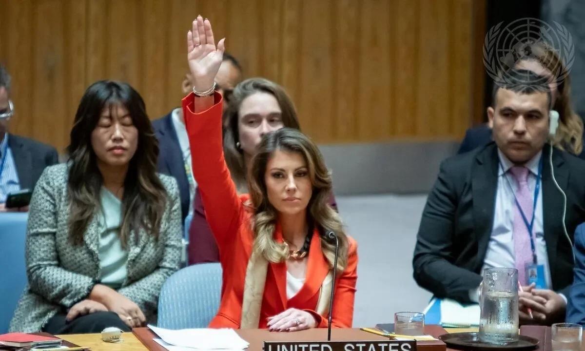 你太可耻了，你太可耻了今天晚上，在联合国大会上关于加沙无条件停火的决议文被美国