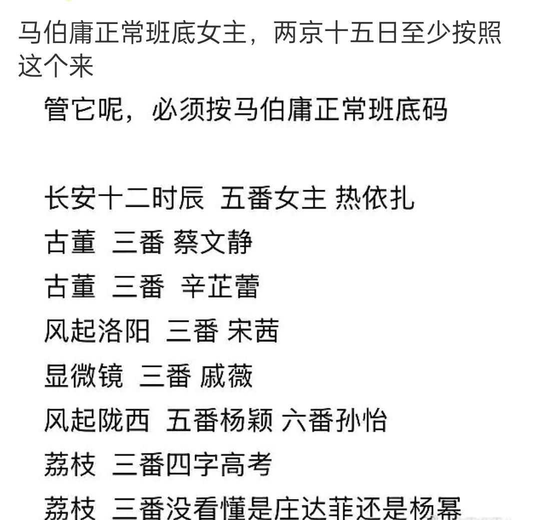 懂了，天天抵制这抵制那，其实就是想要有点咖位的女主​​​