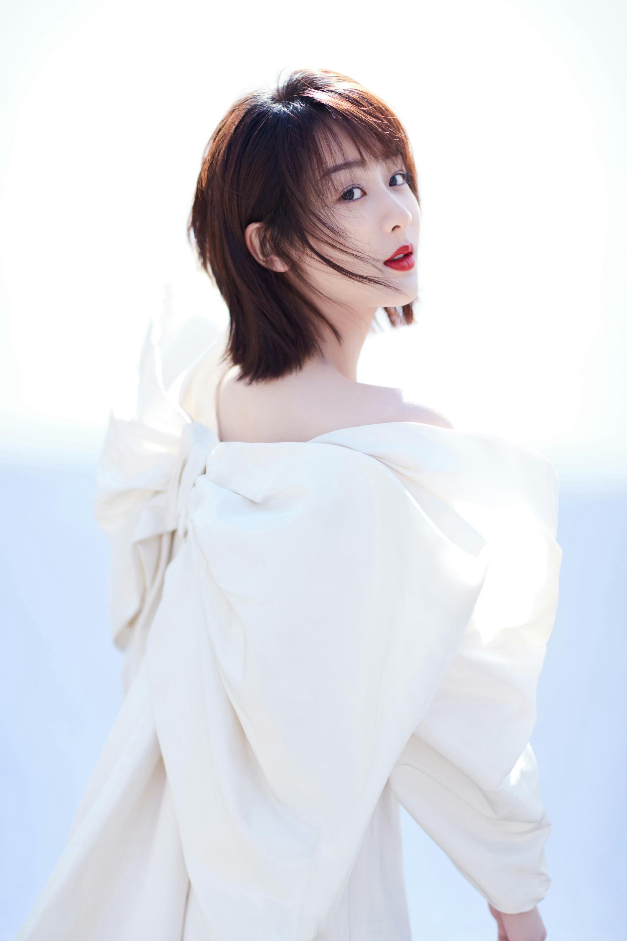 杨紫白裙穿搭系列真好看