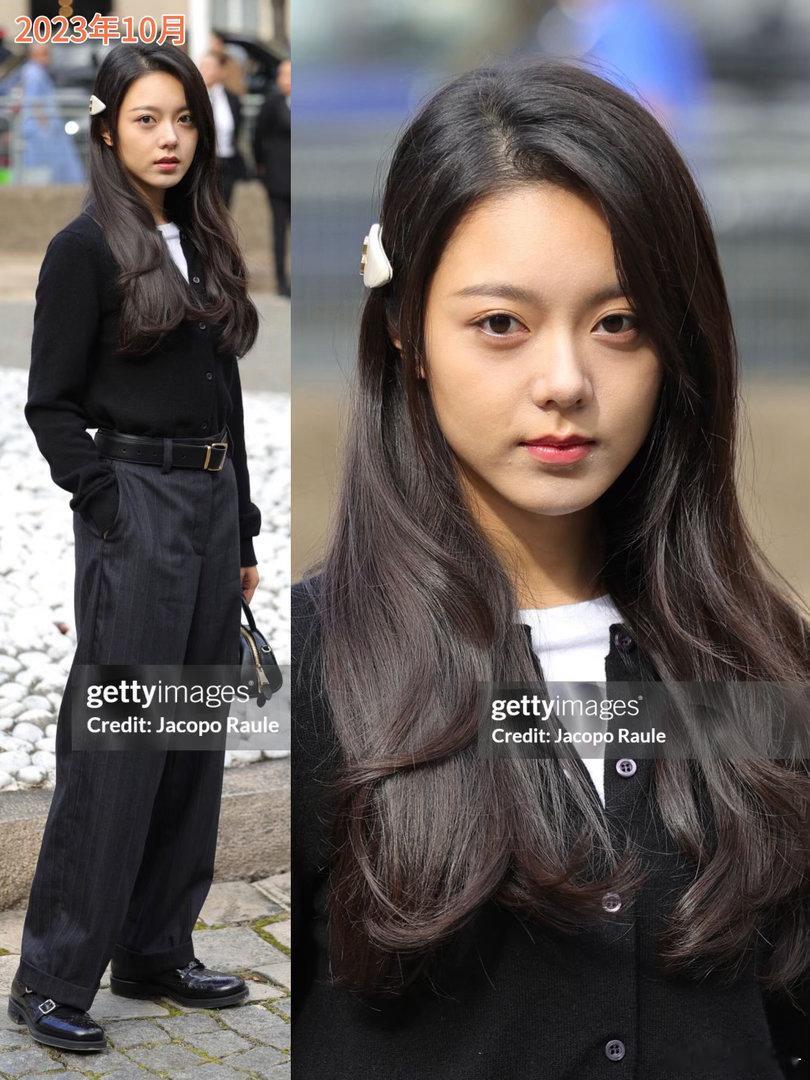 MiuMiu巴黎时装秀赵今麦连续四年亮相MIUMIU巴黎时装周​​​