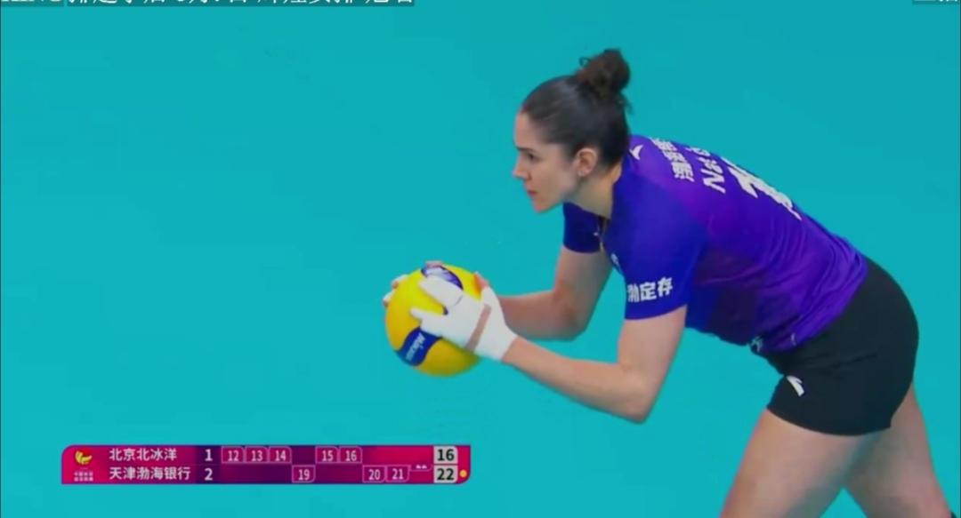 天津渤海银行客场3：1胜北京北冰洋，稳居小组第二！女排超级联赛季后赛第二阶