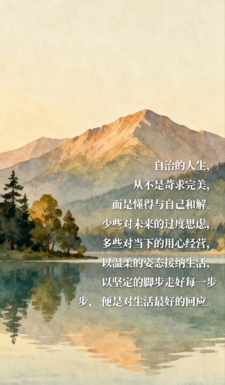 被这段话治愈了：“请落落大方、好好生活。在最艰难的时候，别老想着太远的将来，永