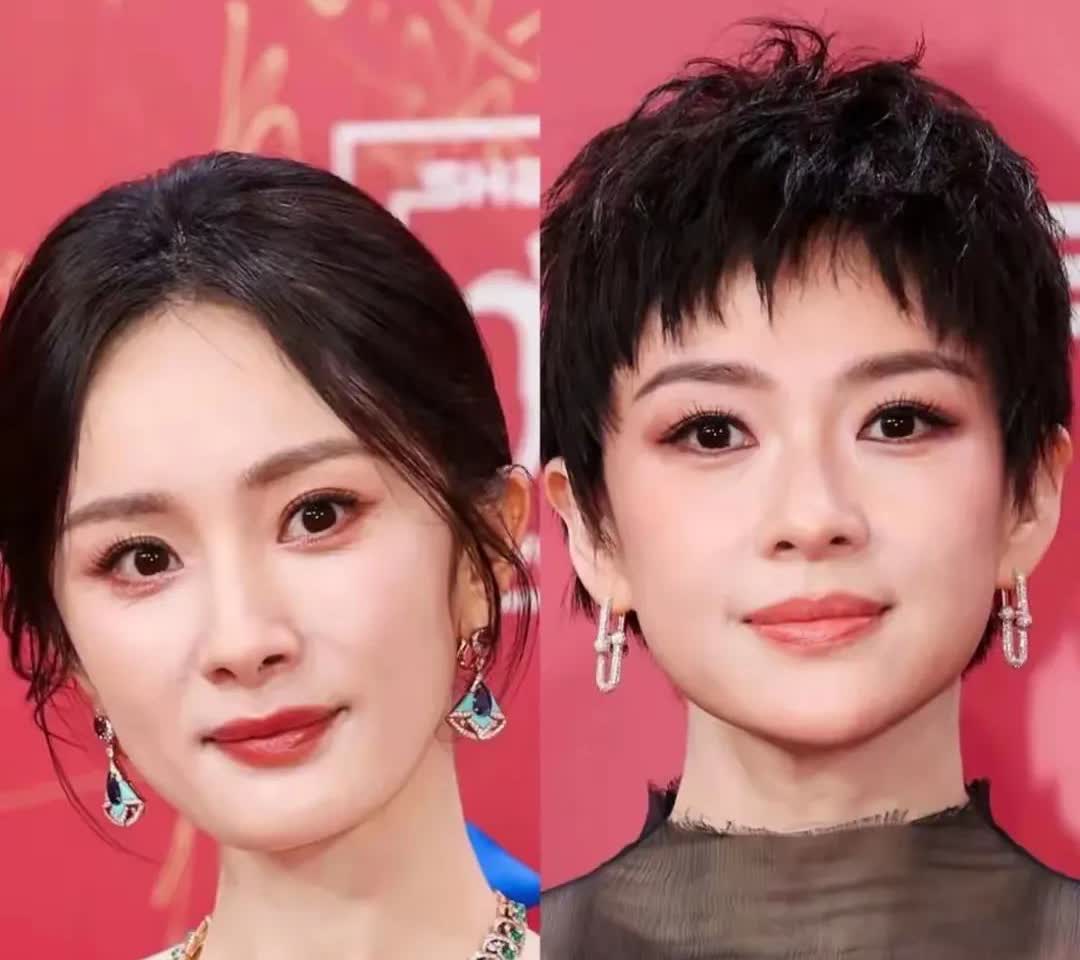 杨幂，在章子怡的面前低调了很多！公开发声表示姐在生活中照顾了我很多，让我想开很多