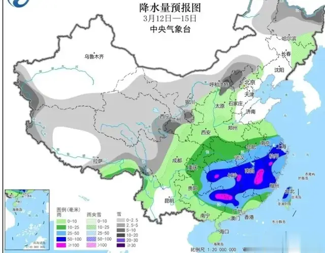 又来大暴雨! 大范围强对流来袭, 多地雷雨大风;分析: 或有大回暖