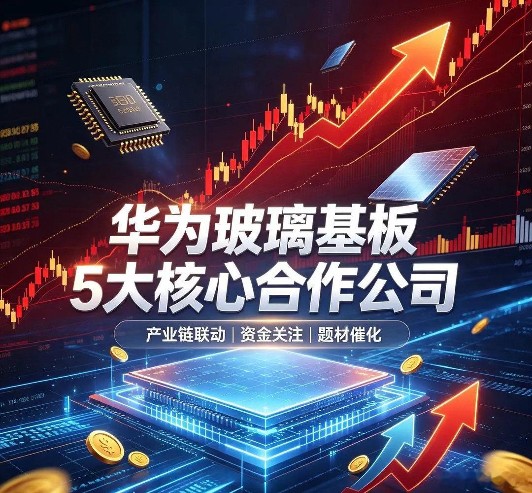 华为玻璃基板5大核心合作公司1.京东方A（000725）作为全球面板龙头，京东