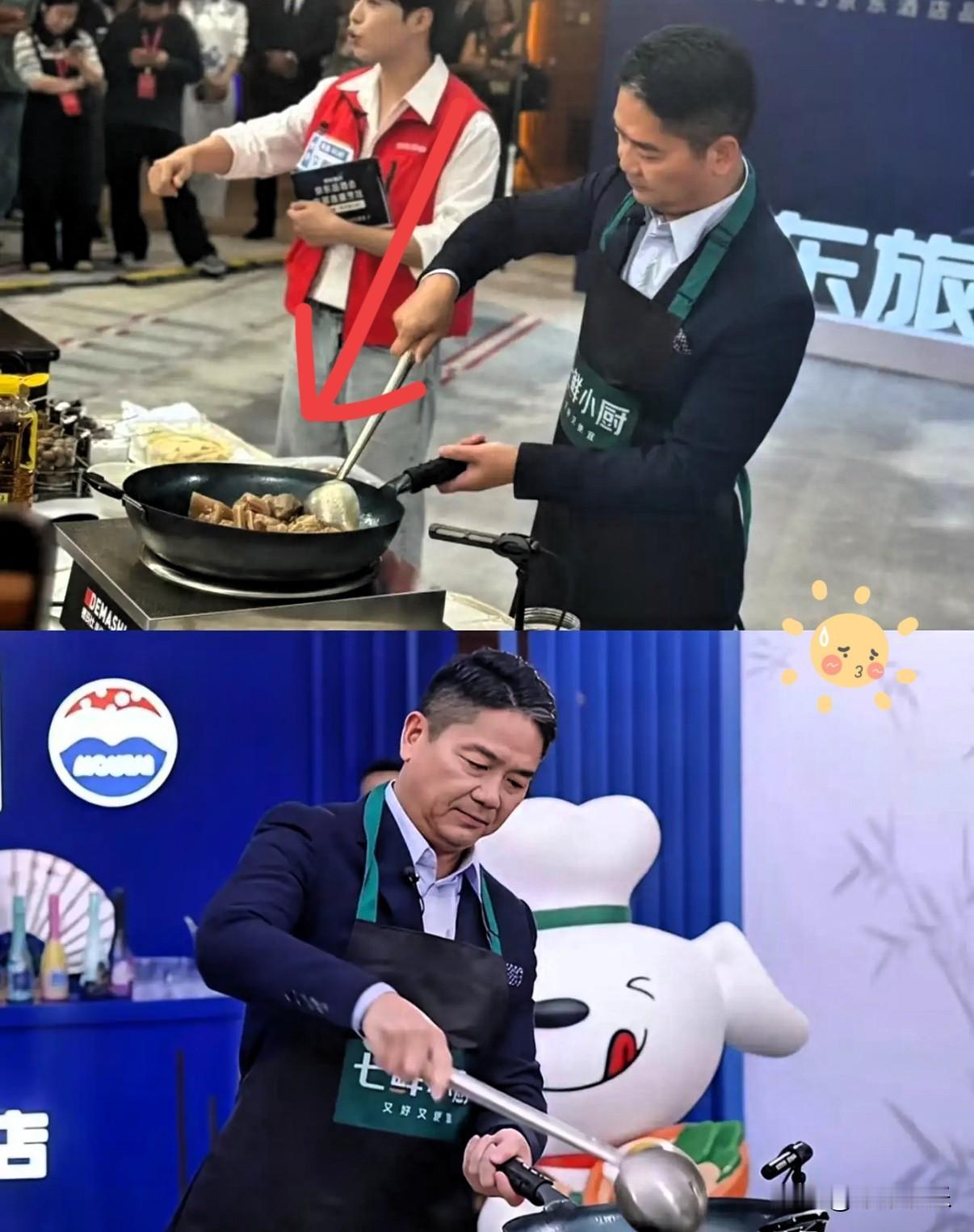 昨晚刘强东在“七鲜小厨”直播炒菜，本来以为就是常规的流量操作，万万没想到他一